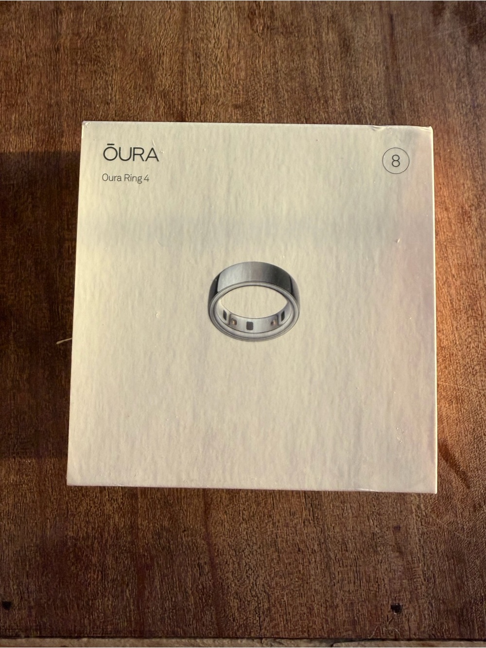 Oura Silver Smart Ring 4 - Sleek Silver Finish